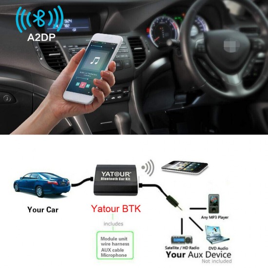 Volkswagen Bluetooth adapteris 8PIN