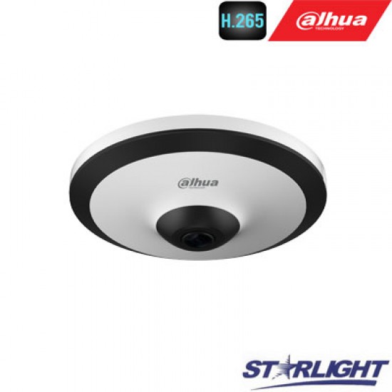 Fish-Eye IP kamera EW5541-AS. STARLIGHT 5MP 25fps. 360°, IR iki 10m., IVS, WDR