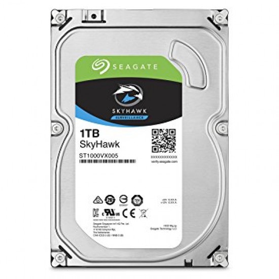 1TB SEAGATE SURVEILLANCE SKYHAWK 3.5“, HDD SATA 1TB 5900RPM SATA 6G