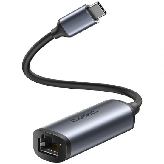 Adapteris CHOETECH USB C - RJ45, 2.5G Gigabit Ethernet