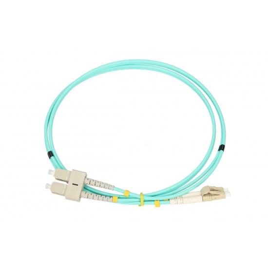 EXTRALINK Patchcord LC/UPC-SC/UPC MM OM3 DUPLEX 3.0MM 1M