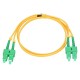 EXTRALINK PATCHCORD SC/APC-SC/APC SM G.657A1 DUPLEX 3.0MM 0.5M