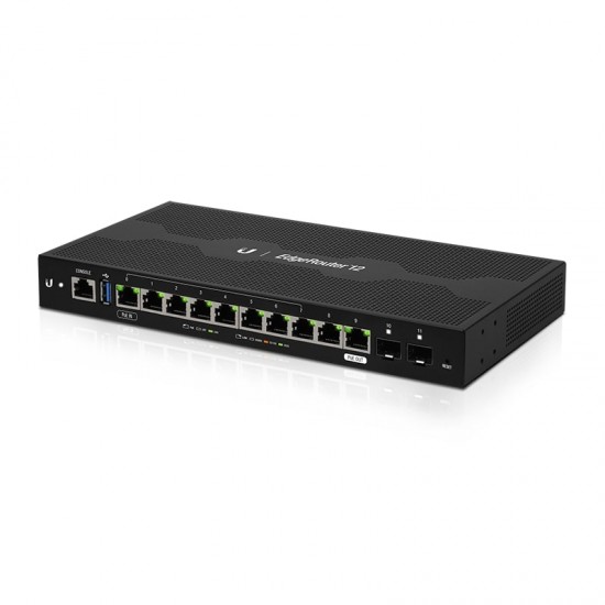 UBIQUITI 10-Port Gigabit Router EdgeRouter 12