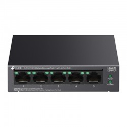 TP-LINK 5-Port 10/100Mbps Desktop Switch with 4-Port PoE+