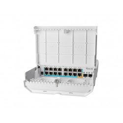 MIKROTIK outdoor 18 port switch with 15 reverse PoE ports and SFP (CRS318-1Fi-15Fr-2S-OUT)