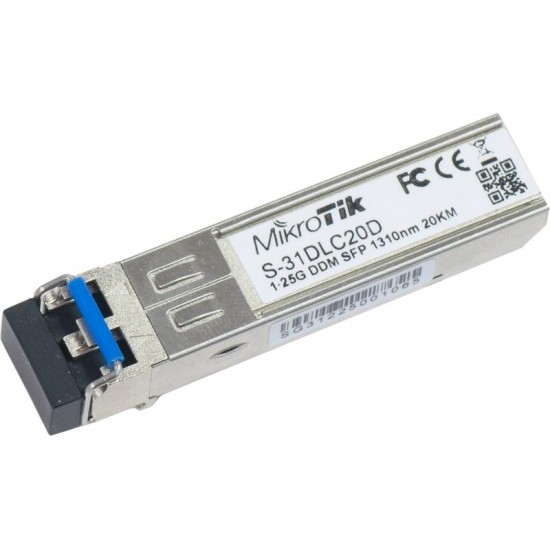 MIKROTIK SFP (1.25G) module, 20KM, Single Mode