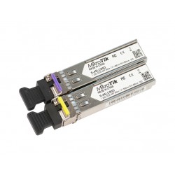 MIKROTIK S-4554LC80D Pair of SFP 1.25G module for 80km links with Single LC-connectors