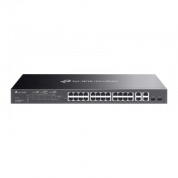 TP-LINK Omada 24-Port 10/100Mbps + 4-Port Gigabit Smart Switch with 24-Port PoE+