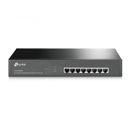 TP-LINK 8-Port Gigabit Desktop/Rackmount Switch with 8-Port PoE+