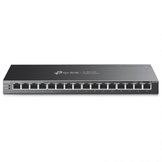 TP-LINK 16-Port Gigabit Desktop Switch with 16-Port PoE+