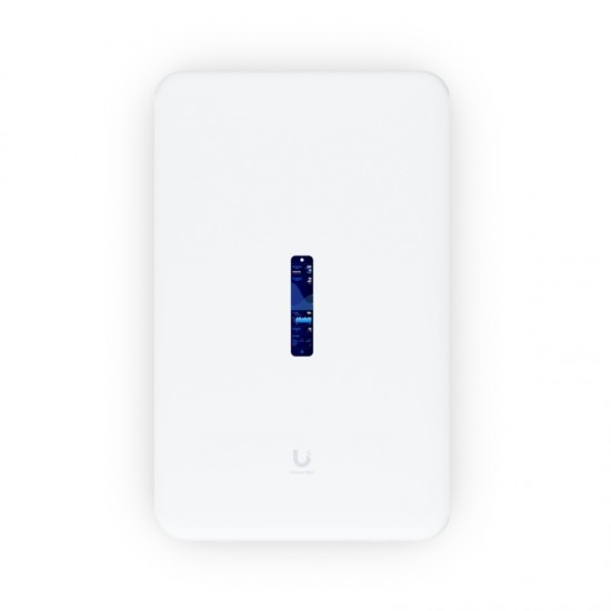 UBIQUITI Wall-mountable UniFi Cloud Gateway, WiFi 6 AP, PoE Switch, NVR, Dream Wall