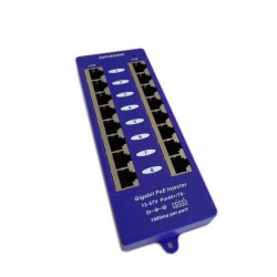 Passive Gigabit PoE Injector, 8 port