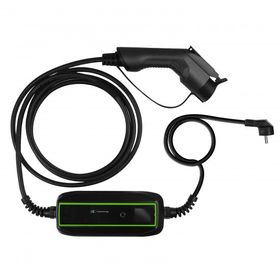 GC EV PowerCable 3.6kW Schuko - Type 1 mobile charger for charging electric cars and Plug-In hybrids